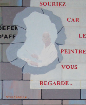 Œuvre contemporaine nommée « souriez », Réalisée par STINCKWICH
