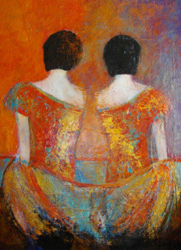 Œuvre contemporaine nommée « Répétition », Réalisée par CHANTAL LONGEON