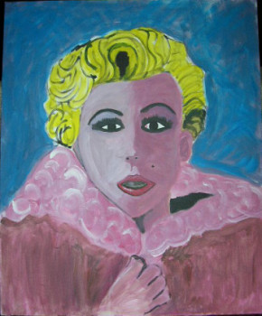 Œuvre contemporaine nommée « C'était marylin », Réalisée par CYRUS