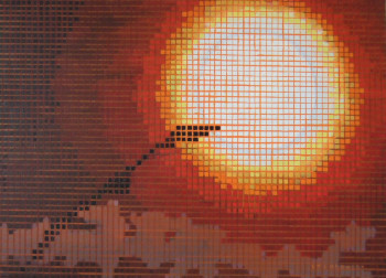 Œuvre contemporaine nommée « mosaïsme I », Réalisée par STINCKWICH