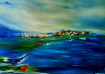 Œuvre contemporaine nommée « La mer calme », Réalisée par ZOUHRIART