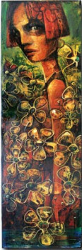 Œuvre contemporaine nommée « Les Fleurs du Mâle 4 », Réalisée par PERSILLON