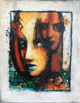 Œuvre contemporaine nommée « Les Fleurs du Mâle 13 », Réalisée par PERSILLON