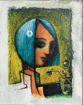 Œuvre contemporaine nommée « Les Fleurs du Mâle 15 », Réalisée par PERSILLON