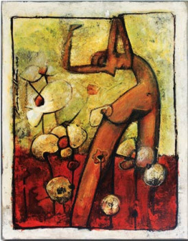 Œuvre contemporaine nommée « Les Fleurs du Mâle 16 », Réalisée par PERSILLON
