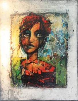 Œuvre contemporaine nommée « Les Fleurs du Mâle 19 », Réalisée par PERSILLON