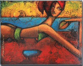 Œuvre contemporaine nommée « Les Fleurs du Mâle 26 », Réalisée par PERSILLON