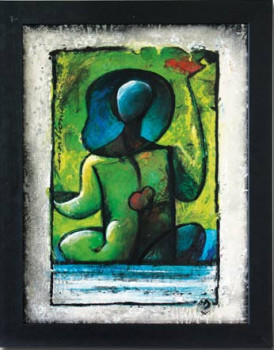 Œuvre contemporaine nommée « Les Fleurs du Mâle 34 », Réalisée par PERSILLON