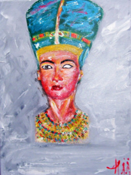 Œuvre contemporaine nommée « Néfertiti (2) », Réalisée par NADIA VIGUIER