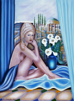 Œuvre contemporaine nommée « La Vénus bleue (le retour) », Réalisée par ABERNARDO
