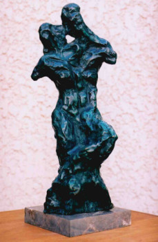 Œuvre contemporaine nommée « les romantiques bronze », Réalisée par ADJAR