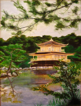 Œuvre contemporaine nommée « Le Pavillon d'Or, Kyoto (Japon) », Réalisée par BONNEAU-MARRON