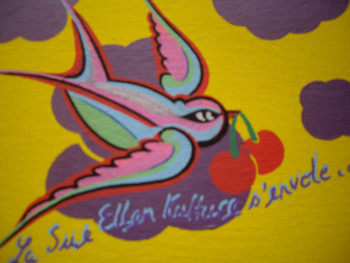 Œuvre contemporaine nommée « la sue ellen s envole 3 », Réalisée par ELLAGWEN