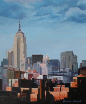 Œuvre contemporaine nommée « Gratte-ciel de New York », Réalisée par MAXENCE GERARD