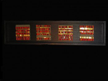 Œuvre contemporaine nommée « Composition 2 », Réalisée par NATHALIE BENOIST D'ETIVEAUD