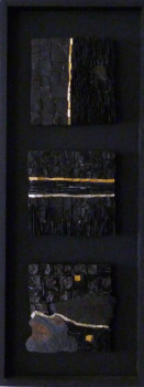 Œuvre contemporaine nommée « Composition 3 », Réalisée par NATHALIE BENOIST D'ETIVEAUD