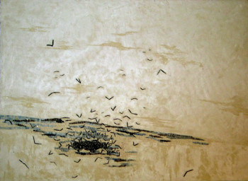 Œuvre contemporaine nommée « Les oiseaux », Réalisée par NATHALIE BENOIST D'ETIVEAUD