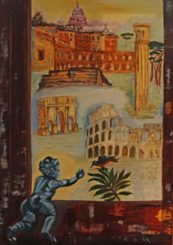 Œuvre contemporaine nommée « Rome 2010 », Réalisée par BARTLET-DROUZY