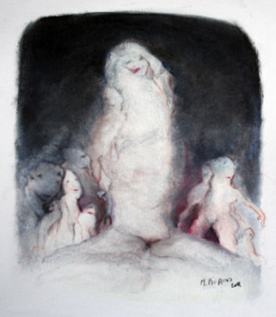 Œuvre contemporaine nommée « la mamascarade », Réalisée par MARCEL PICARD