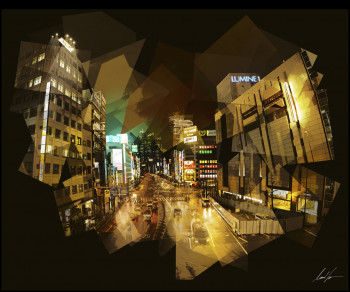 Œuvre contemporaine nommée « Shinjuku - TOKYO », Réalisée par ARNAUD FAURE