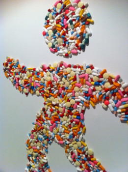 Œuvre contemporaine nommée « Pillsman », Réalisée par STéPHANE GAUTIER