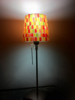 Œuvre contemporaine nommée « Lampe Gummi », Réalisée par STéPHANE GAUTIER