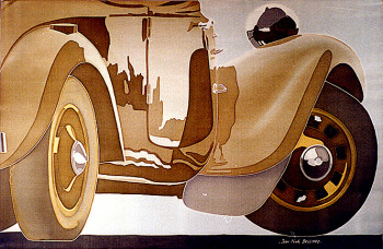 Œuvre contemporaine nommée « cabriolet marron glaçé », Réalisée par JEAN-CHARLES BELLIARD