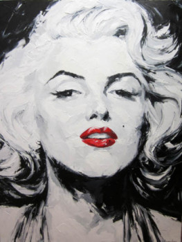 Œuvre contemporaine nommée « Marilyn Monroe », Réalisée par ANNA PRASOLOVA