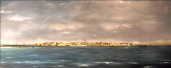 Œuvre contemporaine nommée « citadelle de Port-Louis 56 », Réalisée par JEAN PIERRE BLANDEL