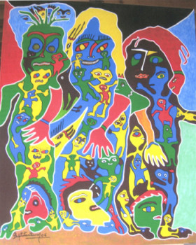 Œuvre contemporaine nommée « Archaïques - 2006 », Réalisée par BAPTISTA ANTUNES .
