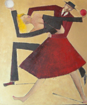 Œuvre contemporaine nommée « tango », Réalisée par QUELLEC