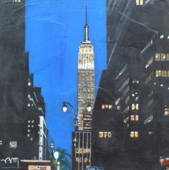 Œuvre contemporaine nommée « Eighth Avenue, midnight II », Réalisée par BONNEAU-MARRON