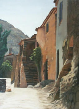 Œuvre contemporaine nommée « Castelnou », Réalisée par NELLY SIMON