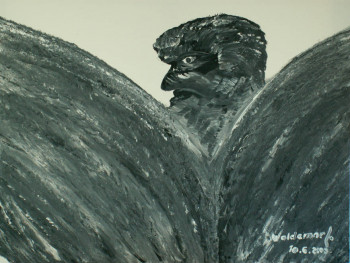 Œuvre contemporaine nommée « L'Aiglhomm », Réalisée par WALDEMAR NOBRE
