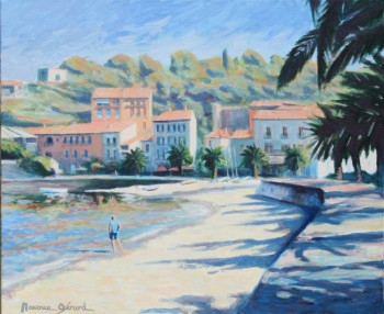 Œuvre contemporaine nommée « Collioure "la plage" », Réalisée par MAXENCE GERARD