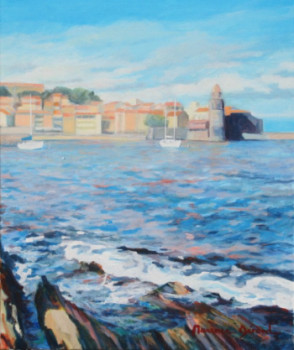 Collioure "écume sur les rochers" Sur le site d’ARTactif