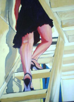Œuvre contemporaine nommée « L'esprit de l'escalier », Réalisée par MICHEL DEBRAY