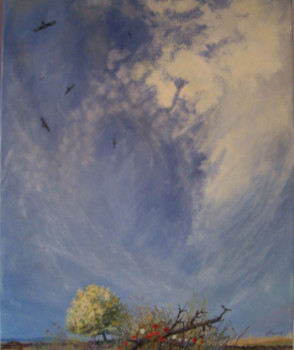 Œuvre contemporaine nommée « Le cerisier », Réalisée par EPINAT JACQUES