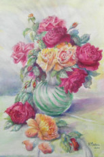 roses-au-vase-vert