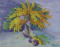 petit-bouquet-de-mimosas-avec-pensees