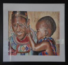 femme-masaie-et-son-enfant