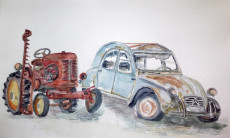 tracteur-et-2cv