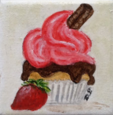 gourmandises-serie-cupcake-fraise-et-chocolat