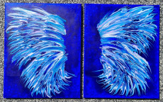 les-ailes-dange-peinture-unique-a-lacrylique-fluide