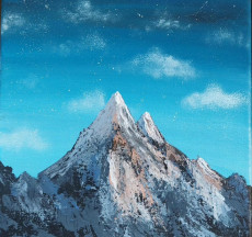 mountain-acrylic-painting