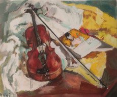 un-violon-sur-la-table