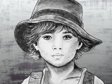 huckleberry-bw