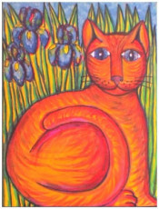le-chat-aux-iris