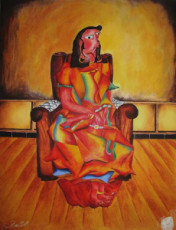 femme-assise-dans-un-fauteuil