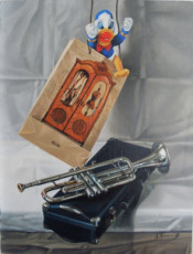 donald-duck-and-a-trumpet
